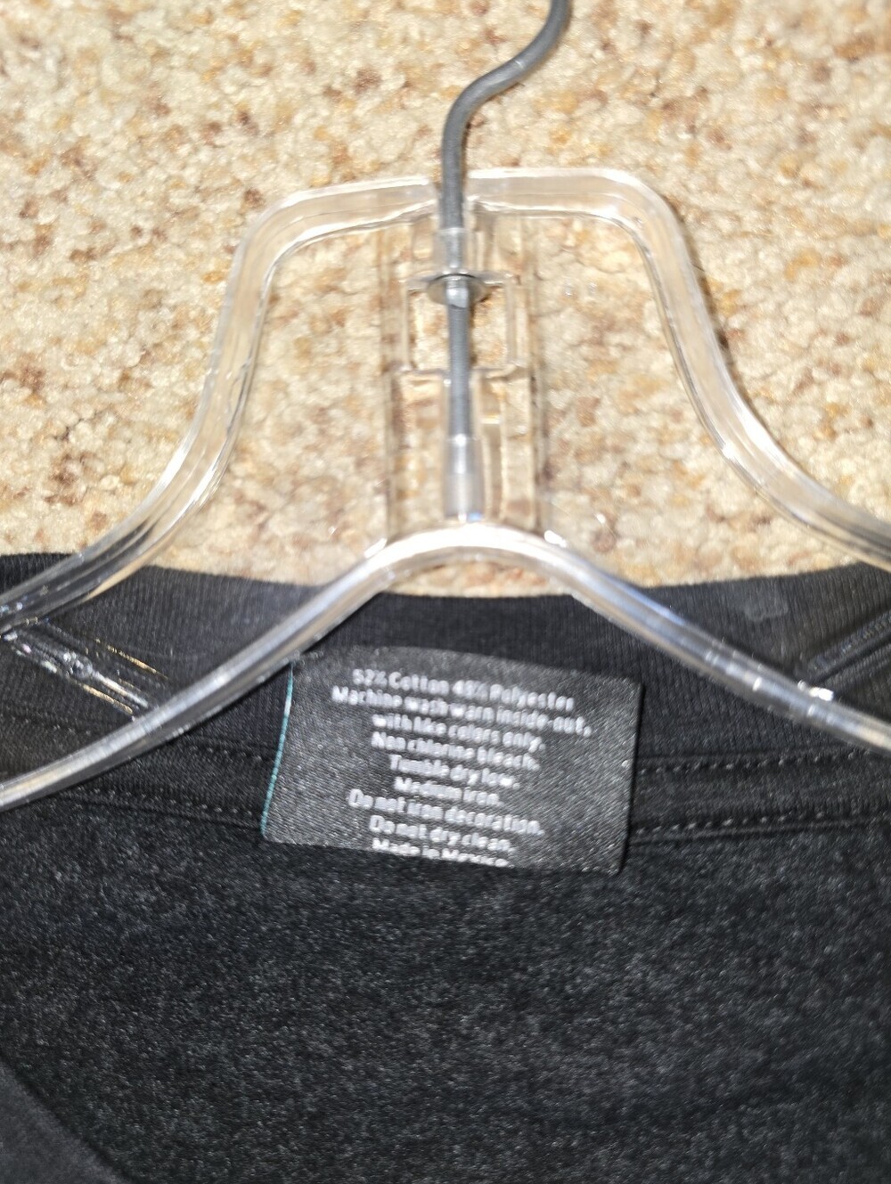 The Chosen Black Crewneck Sweatshirt w/Teal & White embroidered fish detail - Picture 4 of 4
